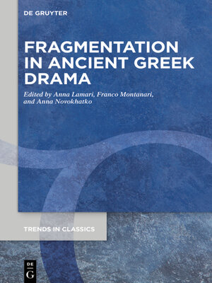 cover image of Fragmentation in Ancient Greek Drama
